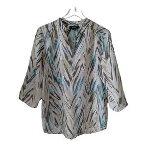 Avec 100% Linen Top Size Medium